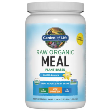 Garden of Life, RAW Organische Mahlzeit, Mahlzeitersatz-Shake, Vanille, 37,04 oz (1.050 g)