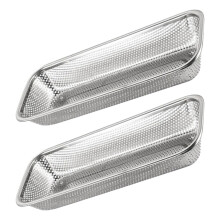 Panier à couverts pour lave-vaisselle en acier inoxydable (2 pièces)