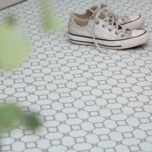 d-c-fix Bloomy Grid 30.48 x 30.48cm Self-adhesive Vinyl Floor Tiles