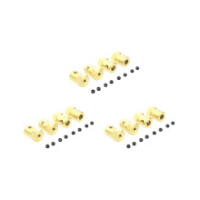 12 Stück 5 mm auf 12 mm Messing-Kombinationsradnaben-Sechskantadapter für WPL B14 B16 C14 C24 MN D90