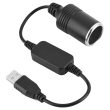 USB 5V auf 12V Konverter, Netzteil für Fahrtenschreiber, USB-auf-Feuerzeug-Konverter