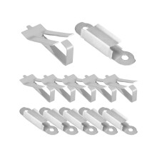 12 Stück Glasbett-Feder-Drehclips für 3 Pro, 3S, 5 Pro, CR-20 Pro, CR-10S Pro 3D-Drucker
