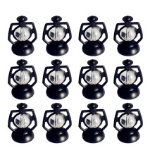 12 stuks mini olielampjes, lantaarns, retro decoratie, poppenhuis hanger, huisdecoratie