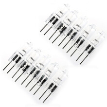 10 x G4 20W 12V Klare Halogen-Kapsellampen