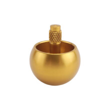 Tippe Top Metall-Klappdeckel aus Edelstahl, tolles Spielzeuggeschenk, Gold