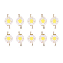 10 Stück Hochleistungs-LED-Perlen mit 2 Pins, 3 W, warmweiß, 100–110 lm