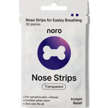 Noro Nasal Strips 30 pcs Instant Nasal Breathing Relief