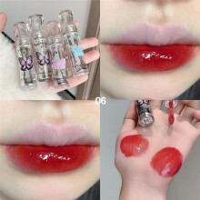 (Typ Nr. 6) Kekemood Butterfly Mirror Lip Glaze Feuchtigkeitsspendender Lippenbalsam mit Wasser-Lich