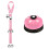 Corde de sonnette multifonction pour animaux de compagnie,-Rose 1