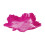 Candy-Colored Plastic Fruit Tray with Maple Leaf Design 3