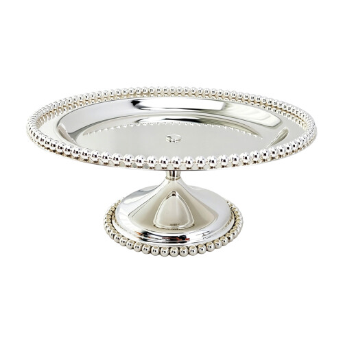 Rustproof 304 Stainless Steel Serving Plate For-short legs 25cm