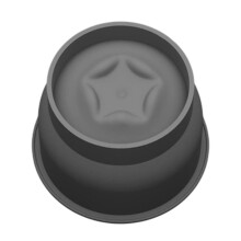 Durable 4Inch Blueberry Shape Silicone Molds Flexible-Black