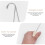Perchas resistentes de acero inoxidable (2 unidades) 5