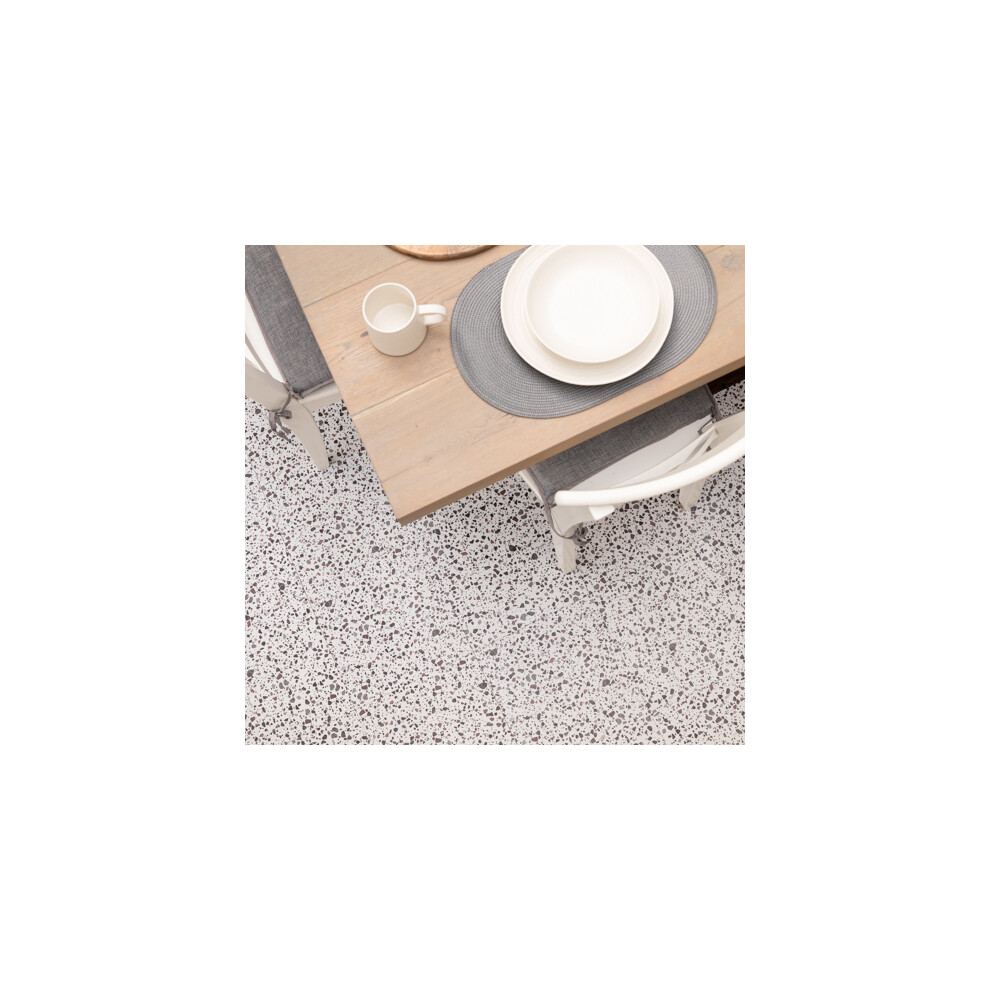 D-C-Fix Granite Terrazzo 30.48 X 30.48Cm Self-Adhesive Vinyl Floor Tiles 5056525302445