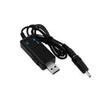 USB-Aufwärtswandler, USB-Stufenwandlerkabel 5 V auf 9 V/12 V, 3,5 x 1,35 mm Stecker für Stromwandler