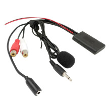 Universelles Autoradio-Kabel mit 3,5-mm-Audio-AUX-Eingang, Bluetooth und Mikrofon