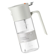 Oliedispenser en spuitfles 550 ml voor saladedressing-Wit