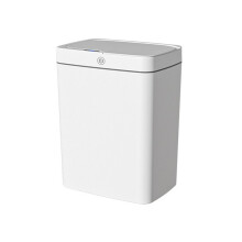 Prullenbak met aanraaksensor, prullenbak voor keuken en badkamer, kierenbak, huishoudelijke schoonma