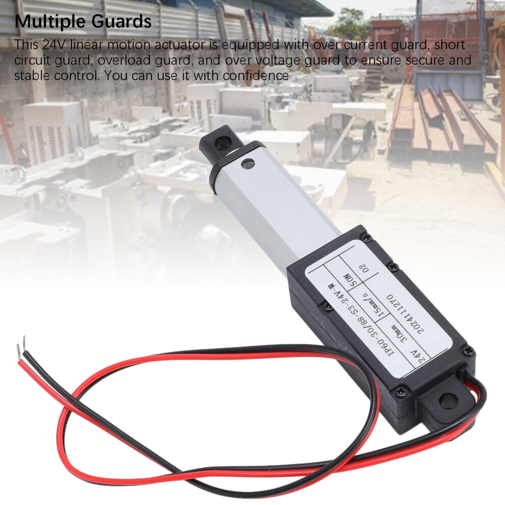 24V Electric Linear Actuator 30mm 50N