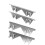 Flexible Spring Stove Gaps Guards Prevent Food Debris-silver 1