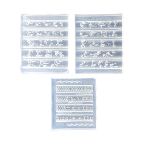 Multipurpose Silicone Craft Mould Flexible Reusable Tool For
