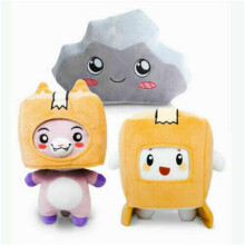 3-teiliges Puppenset Lankybox BOXY + FOXY + ROCKY Plüschtierfigur Puppengeschenk