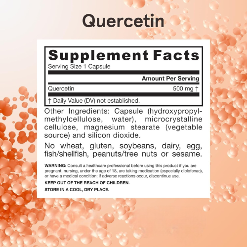 Jarrow Formulas, Quercetina, 500 mg, 200 Capsule Veggie 2