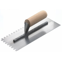 RST 8mm Square Notched Trowel Wood Handle RTR6259