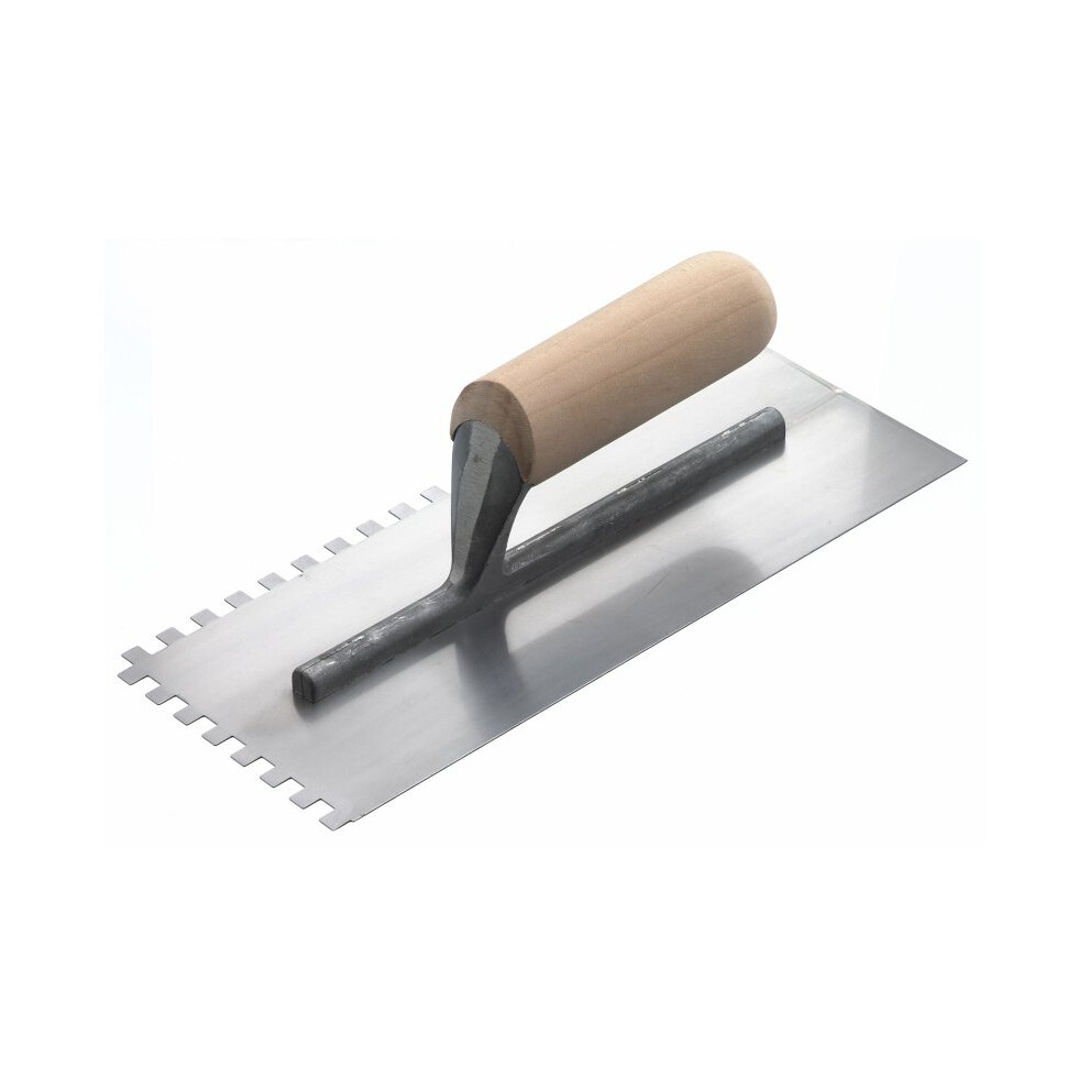 Rst 8Mm Square Notched Trowel Wood Handle Rtr6259 5013693862591