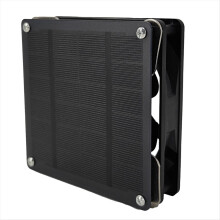 3W 6V Mini-Tragbarer Outdoor-Abluftventilator mit integriertem Solarpanel für Gewächshäuser
