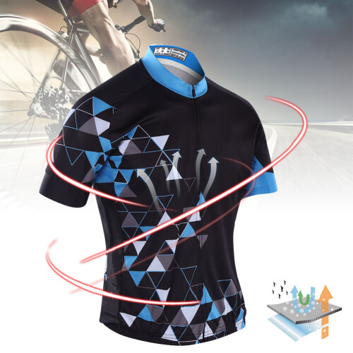 Men's Polyester Short Sleeve Outdoor Cycling Wear