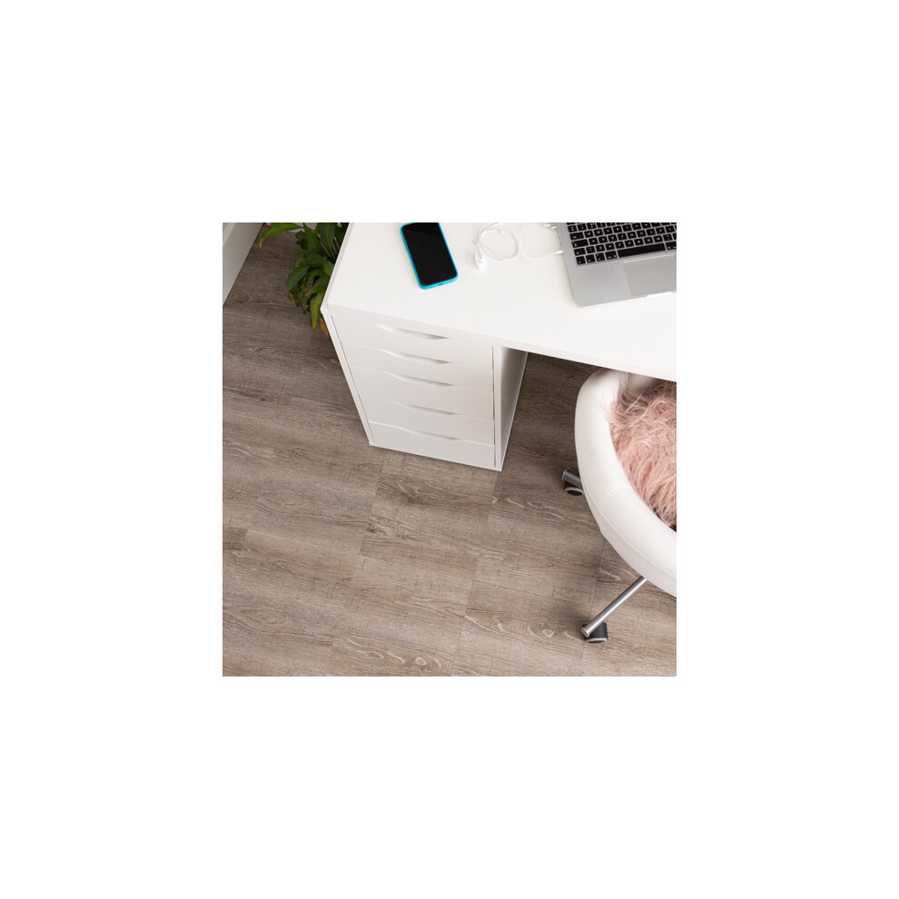 D-C-Fix Rustic Oak 30.48 X 30.48Cm Self-Adhesive Vinyl Floor Tiles 5056525301387