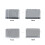 X M5 Quick Release Base Plate Lightweight Silver 12
