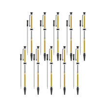 10-teiliges Drechselstift-Set (7 mm Slimline-Drehstift) mit Mine, Drehzubehör, Schwarz