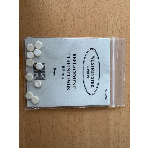 Westminster Clarinet Pads, 9mm, Set of 10