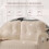 (Beige) Modern Upholstered 2-Seater Sofa with Side Pockets & Armrests 3