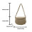 Elegant Shoulder Bag Practical Wear Resistant Nylon-White 4