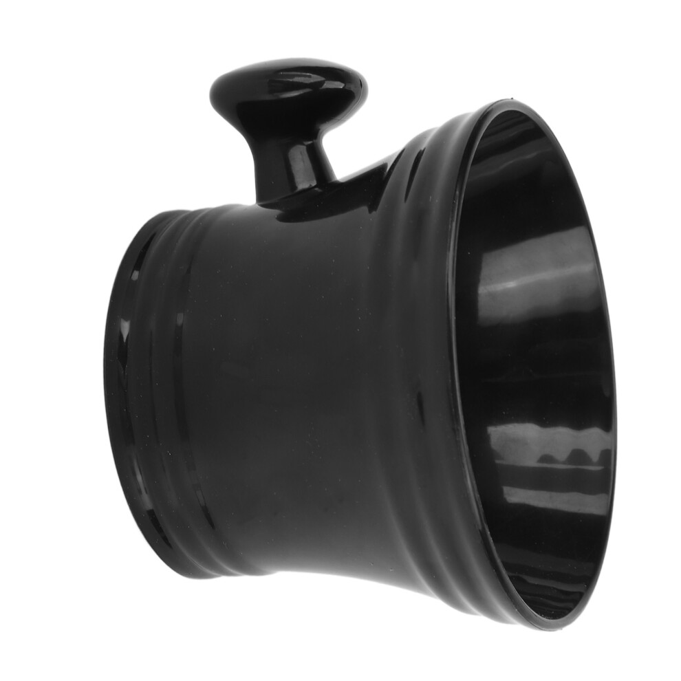 Black Shaving Soap Bowl Multipurpose Cup