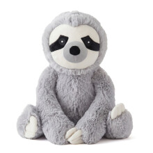 The Magic Toy Shop 10" Plush Teddy Super Soft Hanging Sloth Cuddly Toy Seated Stuffed Wild Animal