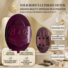 Upgraded Universal Silicone Meridian Slimming Brush and Body Massager for Cellulite Reduction and Lymphatic Drainage Scraping Tool