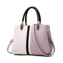 (Purple) Women Pu Leather Tote Bag Large Capacity Waterproof Bag Special Gifts
