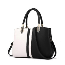 (Black) Women Pu Leather Tote Bag Large Capacity Waterproof Bag Special Gifts