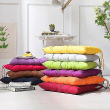(Purple) 40x40x5 Cm Solid Color Chair Cushion Office Computer Chair Cushion Autumn And Winter Tatami Cushion