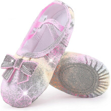 (35, Blue) Ballet Shoes For Girls Cross Strap Dance Shoes