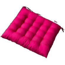 (rose Red) 40x40x5 Cm Solid Color Chair Cushion Office Computer Chair Cushion Autumn And Winter Tatami Cushion