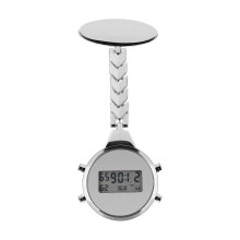Nurse Pocket Watch, Multifunction Digital Nurse Watch Brooch Pin Nurse Watch with Luminous Calendar