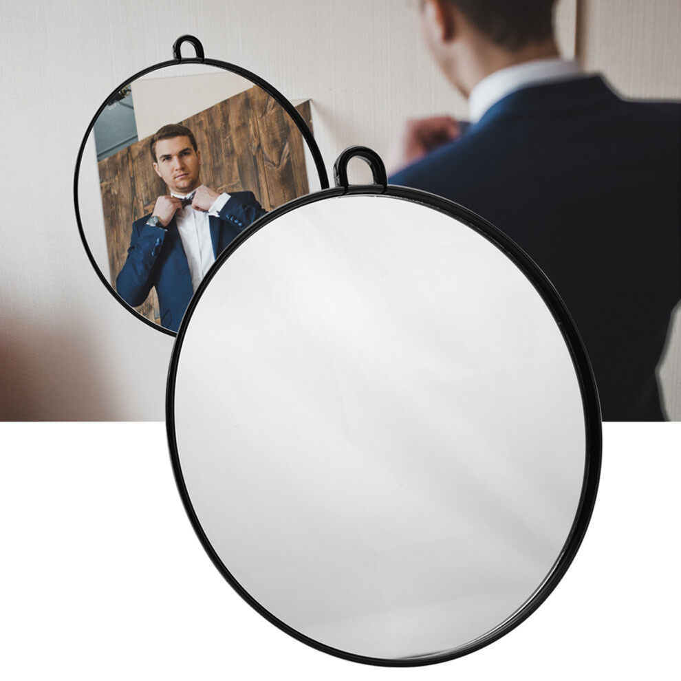 Black Hair Salon Professional Round Mirror 26.5Cm
