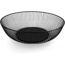 Mesh Fruit Basket for Home Decor, Large Capacity Modern Fruit Holder with Rust-Proof Coating, Anti-Slip Bottom for Safe Storage, Perfect for Kitchen