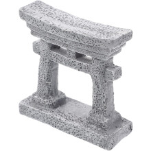 DIY Miniature Torii Gate japanilainen minihartsisisustus Mini House Gate Mini maisemaportti nukkekodille