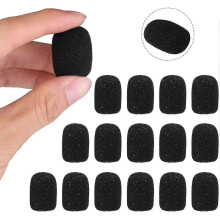 (30PCS) 15 Pack Replacement Foam Microphone And Headset Windshields